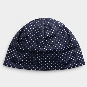 Autrement & Alors polka dot cuffless beanie made in Canada NWT